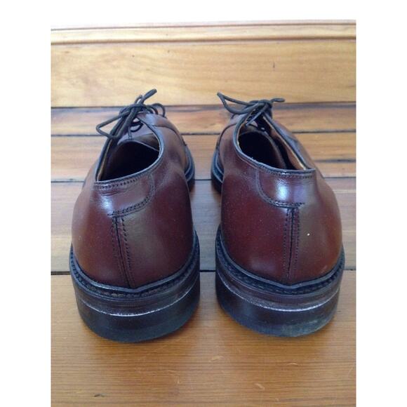 Vintage 1975 Lewis & Thos Saltz J&M Brown Leather Mens Shoes Oxfords 8C 41 main image 4
